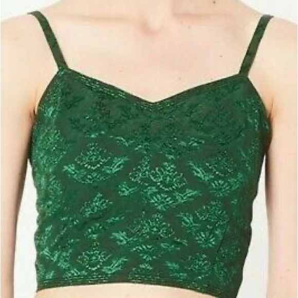 SANDRO | Jacquard Crop Blouse - Picture 4 of 8